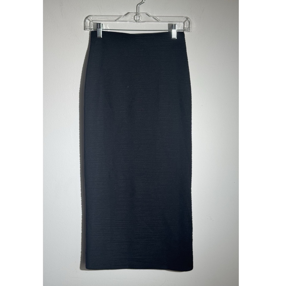 COS Textured Pencil Skirt In Black XS - Picture 4 of 8